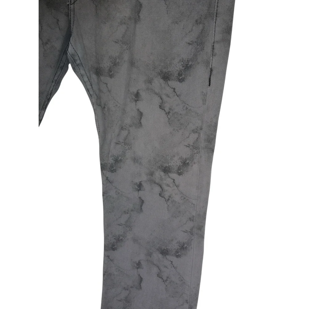 True Religion Men’s Slim Straight Jeans in Washed Gray
